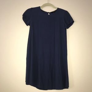 Navy T-shirt dress